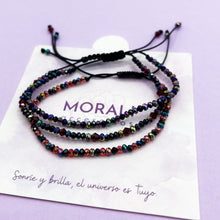 Cargar imagen en el visor de la galería, Set 3 Pulseras rojo y morado HM
